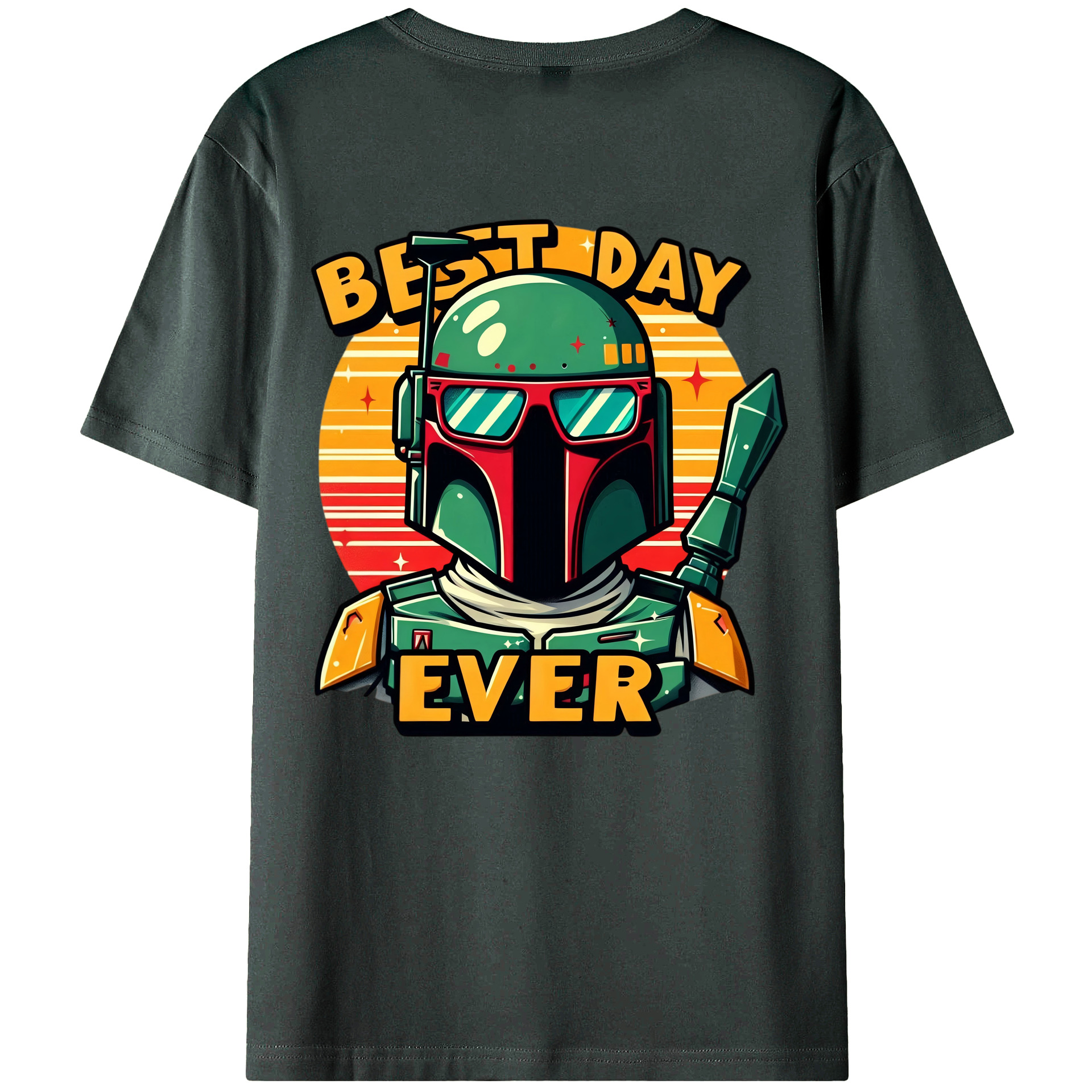 （画像用） スター・ウォーズ Star Wars 綿100％ メンズ半袖Tシャツ（バックプリント） 通気性